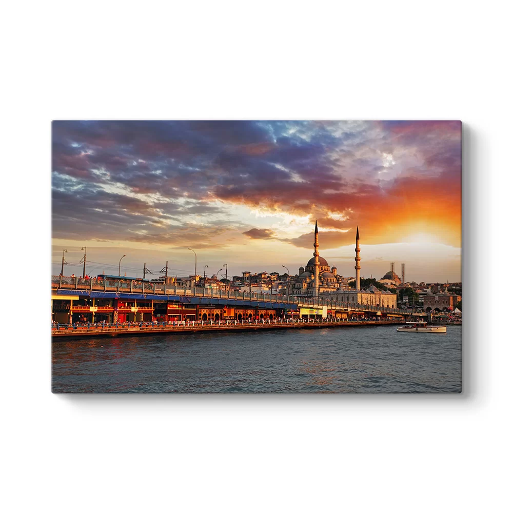 Galata Köprüsü ve Yeni Camii Tablosu - Model 1